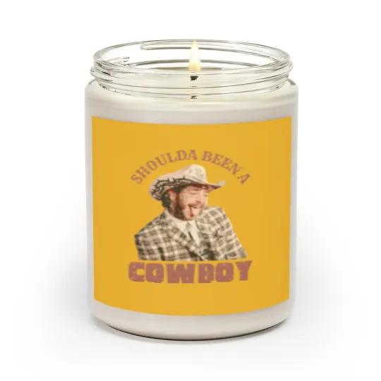 Discover Post Malone Shoulda Been a Cowboy Scented Candles - Merch Gift