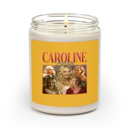 Discover Caroline Forbes Vintage Washed Scented Candles, Actress Graphic Unisex Scented Candles