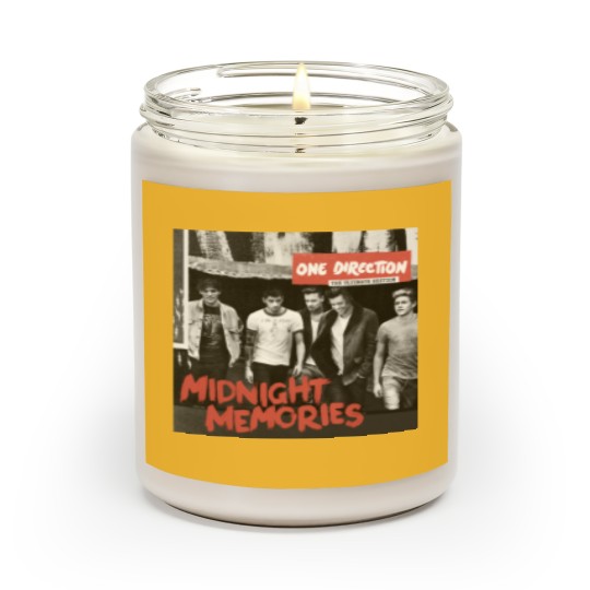 Discover One Direction Midnight Memories Scented Candle - Classic Black Style