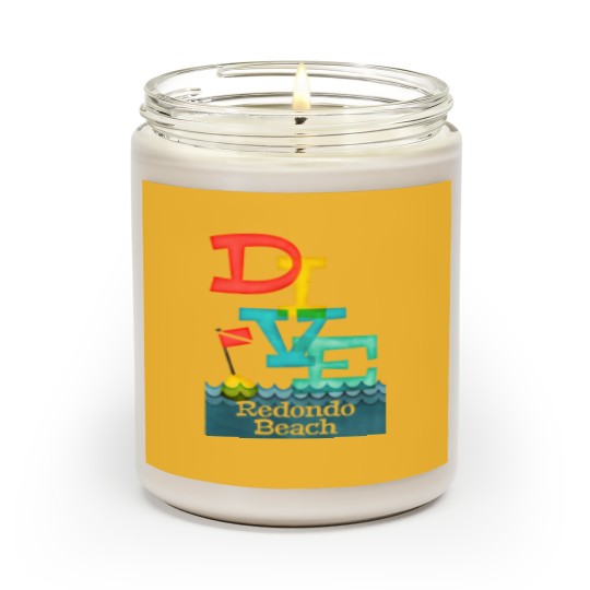 Discover Redondo Beach Dive - Colorful Scuba Scented Candles