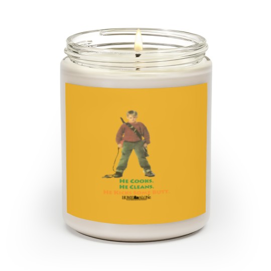 Discover Vintage 1991 home alone movie promo Scented Candles