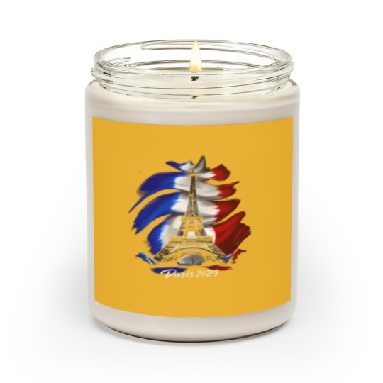Discover Paris 2024 Olympics Scented Candle for Relaxation