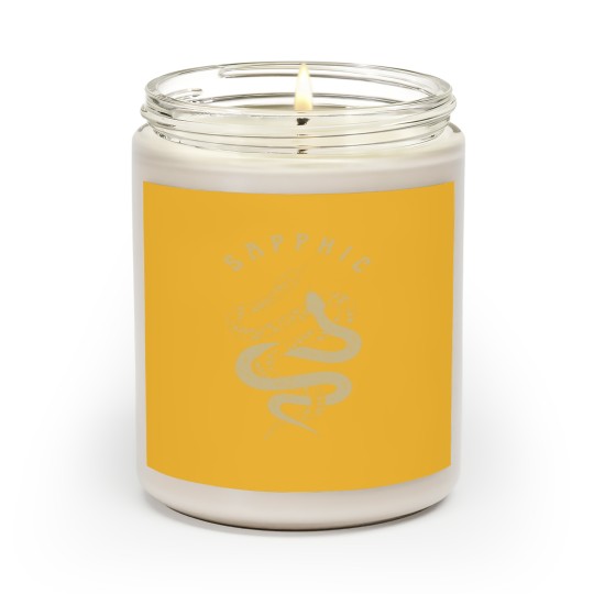 Discover Sapphic Scented Candles, Mystical Sapphic Snakes, Boho Celestial