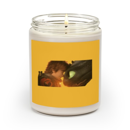 Discover hiccup  toothless Scented Candles