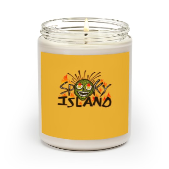 Discover Spooky Island Scooby Doo Collage Unisex Scented Candles, Spooky Island