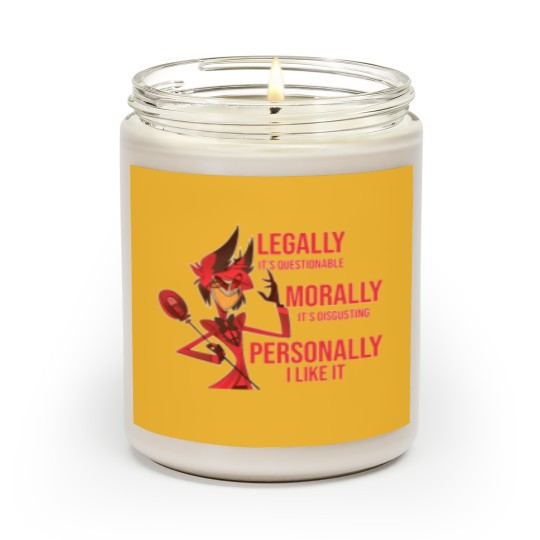 Discover Alastor Hazbin Hotel Meme Scented Candles