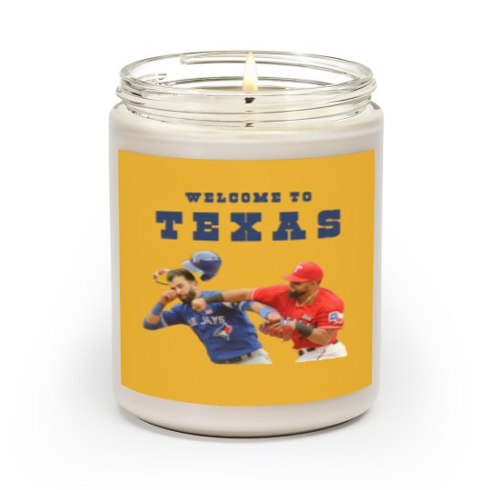 Discover Welcome To Texas Rougned Odor Jose Batista Punch Scented Candles
