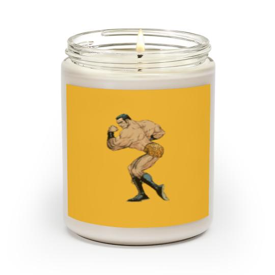 Discover flex mentallo, comics, patrol, strongman, hero of the beach, charles atlas, muscle power,pin up Scented Candles
