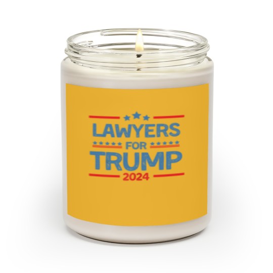 Discover Lawyers For Trump 2024 President Election 2024 Scented Candles