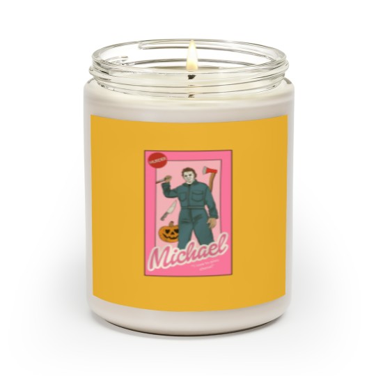 Discover Michael Myers  Scented Candles Horror Valentine's Day Gifts