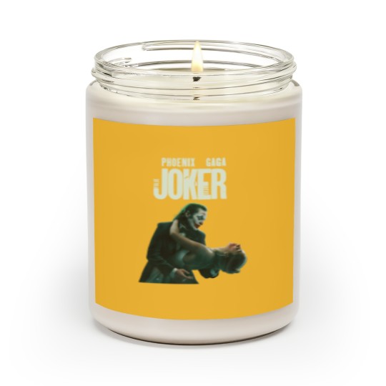 Discover Joker 2 Folie Deux 2024 Movie Scented Candles, Ld ga and Joaquin Phoenix Scented Candles