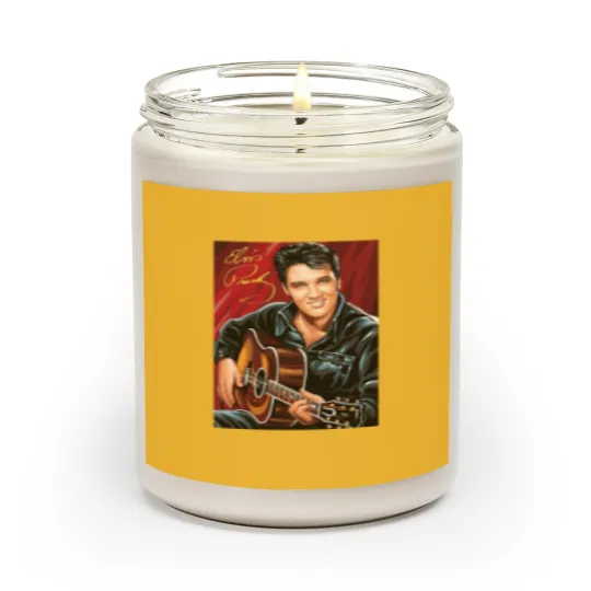 Discover Elvis Presley If I Can Dream Unisex Scented Candle Set
