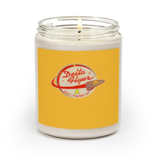 Discover Delta Flyer Patch Distressed Scented Candles