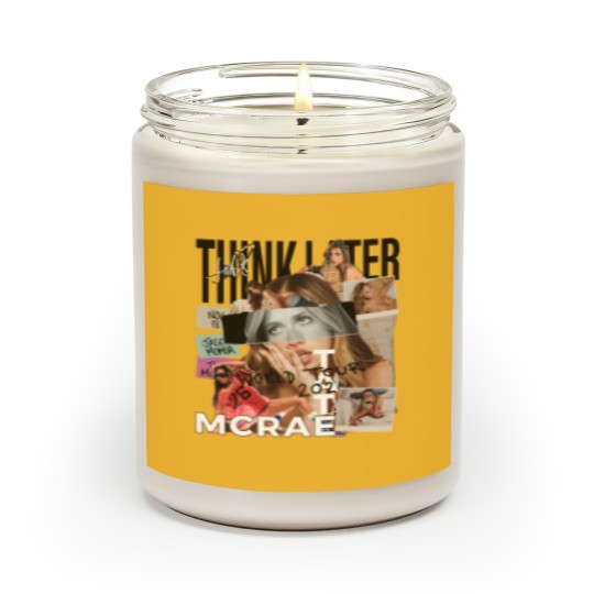 Discover Tate Mcrae Scented Candles, Think Later World Tour 2024