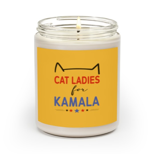 Discover Kamala Cat Lady Scented Candle