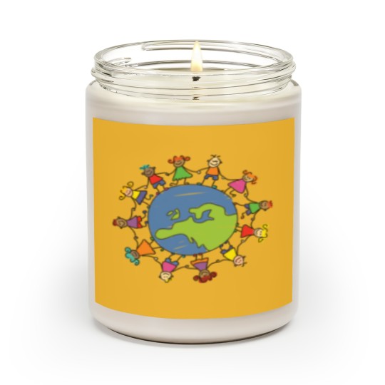 Discover Protect The Environment Earth Day With Children Scented Candles