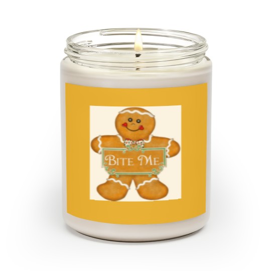 Discover Christmas Gingerbread Man - Bite Me Scented Candles