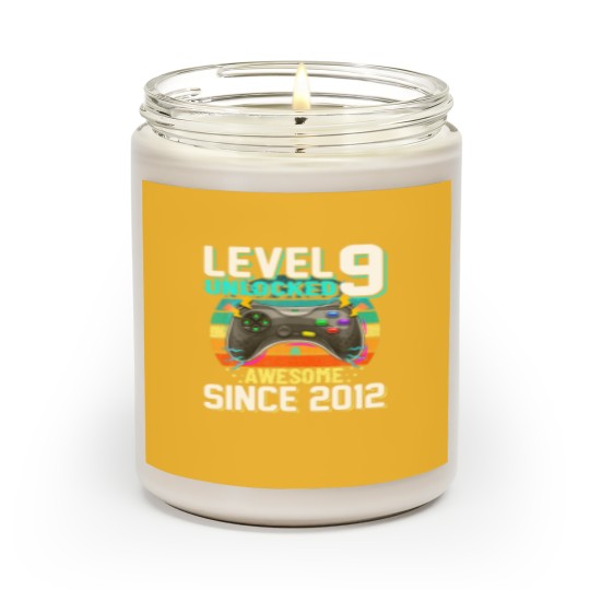 Discover Awesome 2012 Level 9 Unlocked Video Game 9 Years O Scented Candles