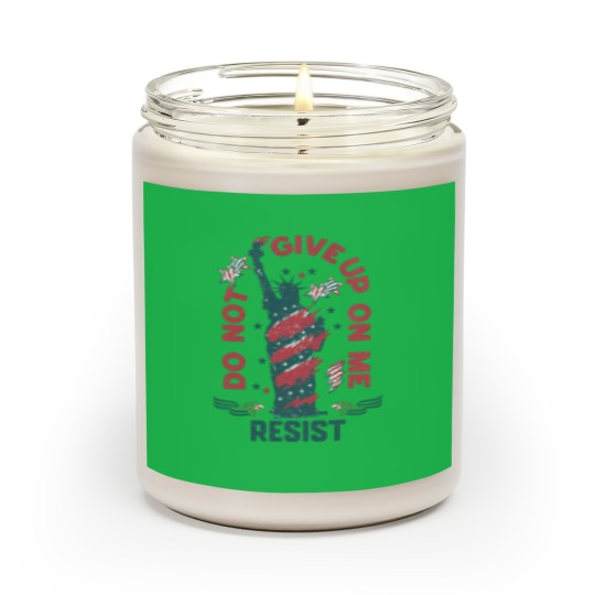 Discover 4th of July Scented Candles, Anti Trump Scented Candles, Democracy Matters Scented Candles