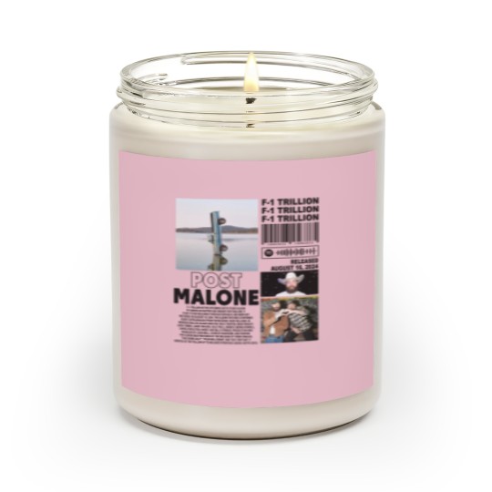 Discover Post Malone Scented Candles, F-1 Trillion Album Vintage Scented Candles