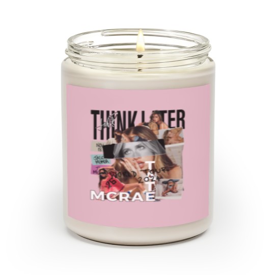 Discover Tate Mcrae Scented Candles, Think Later World Tour 2024 Scented Candles