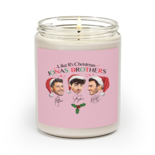 Discover Like It's Christmas Jonas Brothers Scented Candles Unisex Scented Candles For Men Women S-5XL