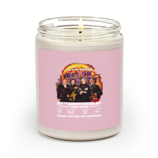 Discover Black Sabbath Band back to the beginning 2025 Scented Candles