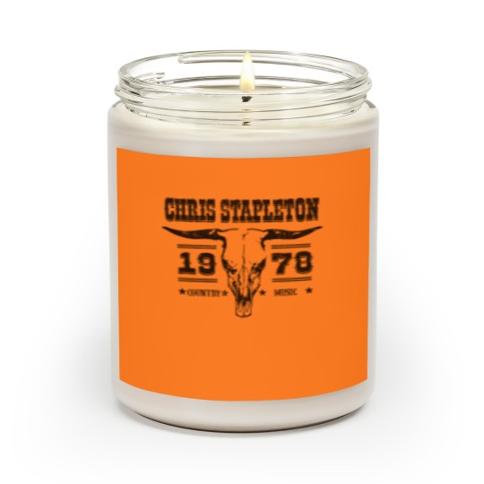 Discover Chris Stapleton ESTD 1978 Scented Candles, Chris Stapleton Bullhead