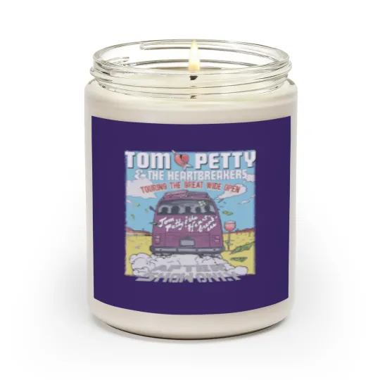 Discover Tom Petty & the Heartbreakers Touring the Great Wide Open Rock Music Scented Candles