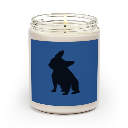 Discover French Bulldog Head Tilt Apparel, Frenchie Head Ti Scented Candles