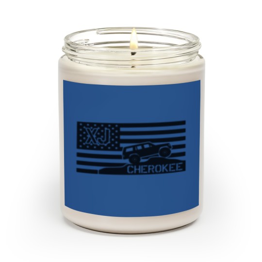 Discover Jeep Cherokee XJ American Flag Scented Candles