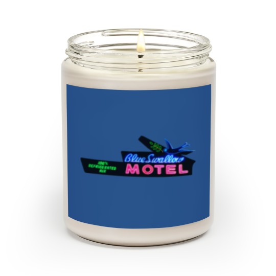 Discover Blue Swallow Motel Neon Sign Route 66 Scented Candles