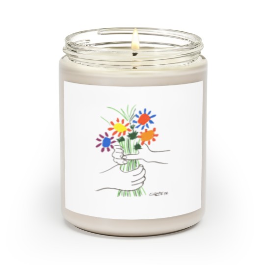 Discover Flowers Bouquet by Pablo Picasso Scented Candles