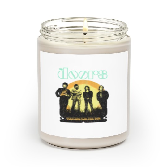 Discover The Doors Waiting for the Sun Jim Morrison Grey Licensed Scented Candles Scented Candles Men