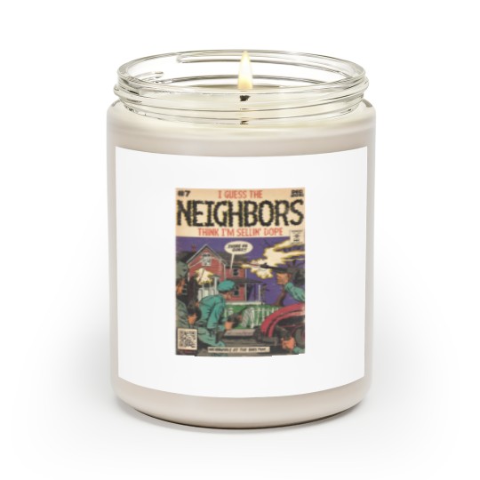 Discover 4 Your Eyez Only Album Neighbors Lyrics - I Guess The Neighbors Think I'm Sellin' Dope T-Shi Scented Candles