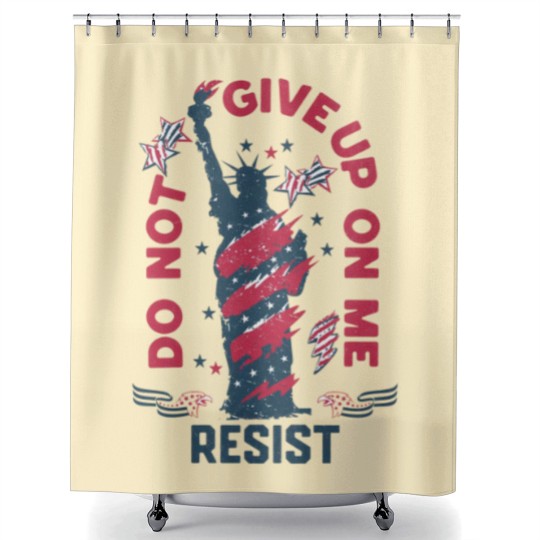 Discover 4th of July Shower Curtains, Anti Trump Shower Curtains, Democracy Matters Shower Curtains