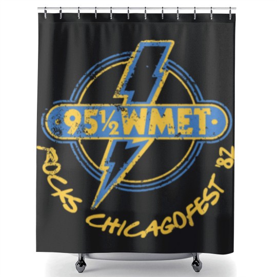 Discover Chicagofest WMET - Chicago - Shower Curtains