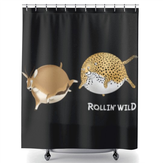 Discover Rollin' Wild - the chase Shower Curtains