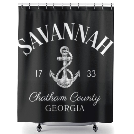 Discover Savannah Georgia Shower Curtains, Soft and Comfortable Shower Curtains