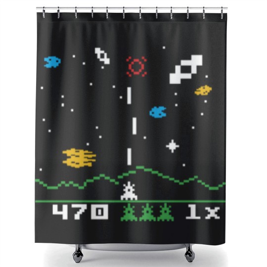 Discover Sheldon Astro-smash BBT S5/E7 The Good Guy Fluctuation Shower Curtains