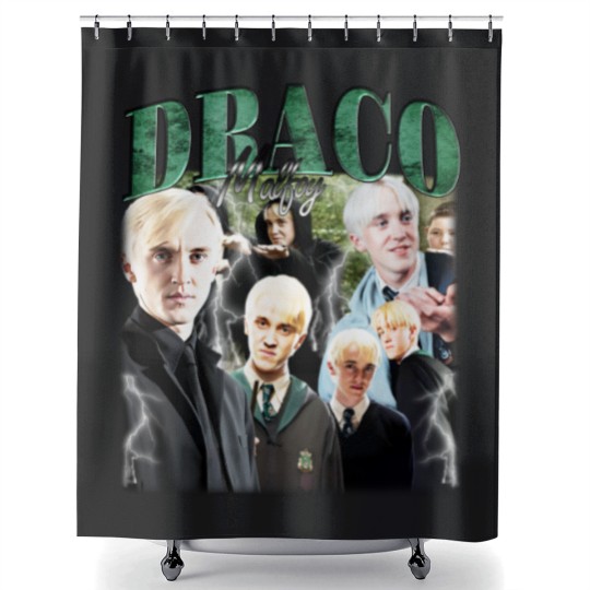 Discover Tom Felton 90s Vintage Shower Curtains, Draco Malfoy Shower Curtains, Draco Malfoy Merch, Harry Potter