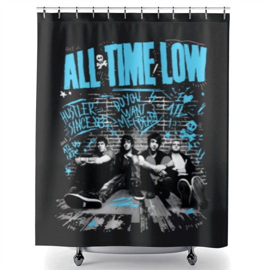Discover All time low Unisex Shower Curtains All Time Low, Pop Punk