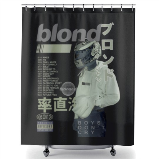 Discover Frank Ocean Blond Album Shower Curtains , Frank Blond Vintage 90s Shower Curtains