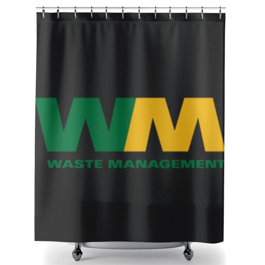 Discover WASTE MANAGEMENT LOGO Shower Curtains