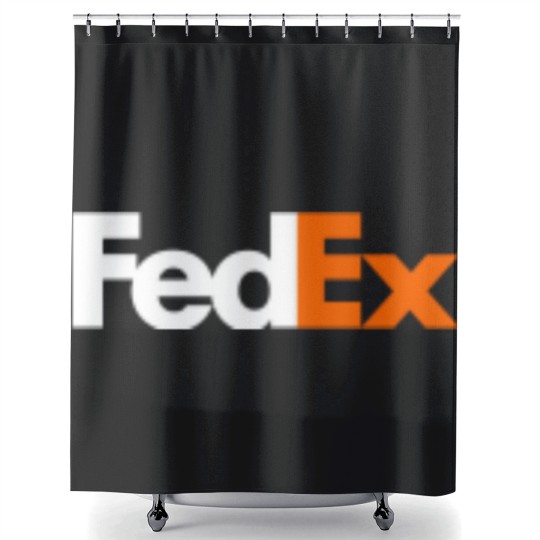 Discover FedEx Shower Curtains Navy Blue Size Medium Unisex
