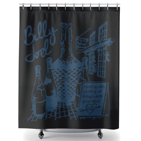 Discover Vintage Billy Joel Concert Crewneck Unisex Shower Curtains