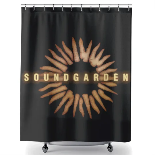 Discover Soundgarden - Black Hole Sun Shower Curtains