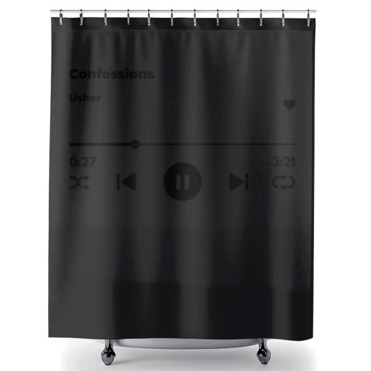 Discover Usher Confessions Shower Curtains | Hip Hop Fashion | R&B Shower Curtains