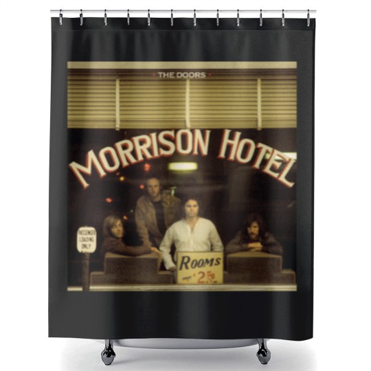 Discover Hot The Doors Morrison Hotel Album Shower Curtains