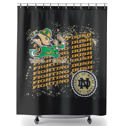 Discover Vintage 90s ND University Crewneck Shower Curtains